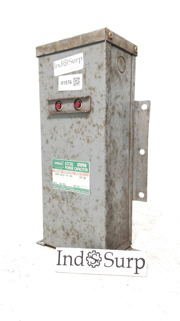 Sprague Power Capacitor 10 KVAB 460 Volt 3 Phase