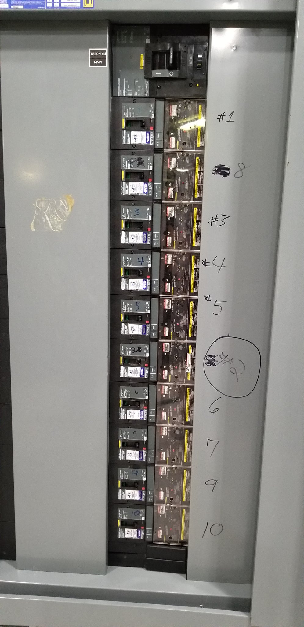 Square D I-Line Panel With Breakers ! 400 Amps 208Y/120 Volt 3 Phase 4 ...