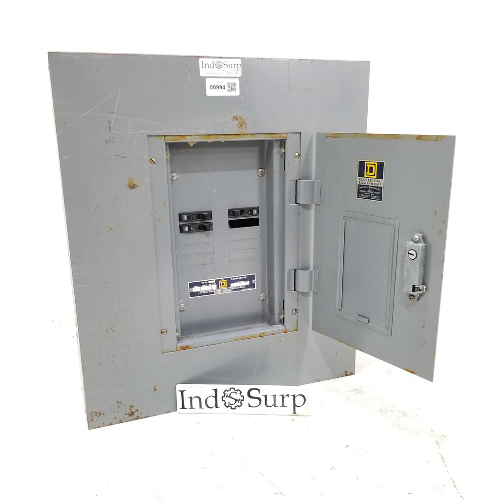 Square D Panel 100 Amp 120/240 Volt 1 Phase 3 Wire – IndSurp