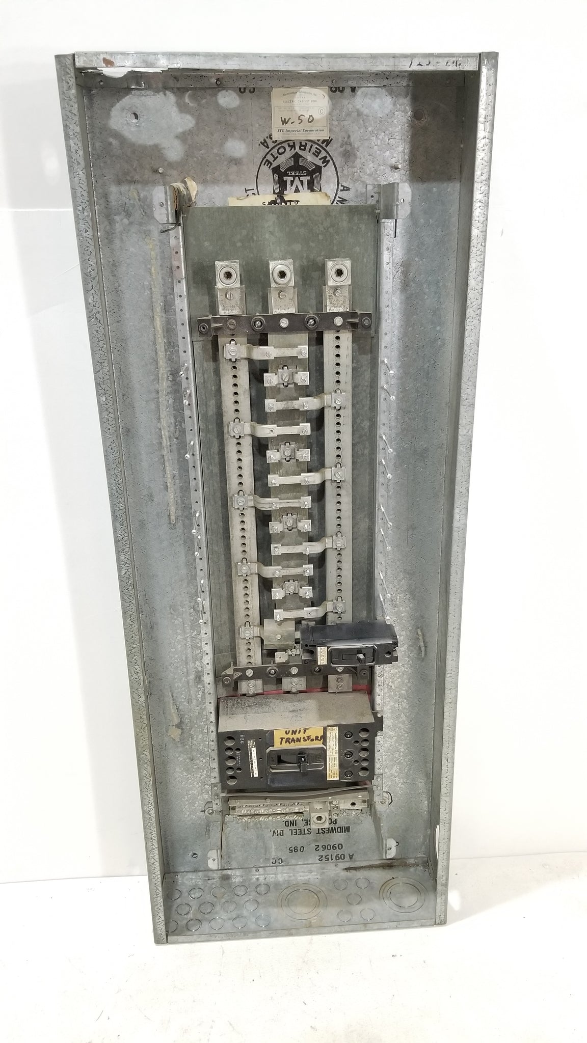 ITE Panel with 125 Amp Main & Breakers 277/480 Volt 3 Phase – IndSurp