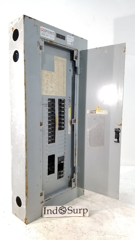 GE Panel With Breakers! 225 Amps 208Y/120 Volt 3 Phase 4 Wire – IndSurp