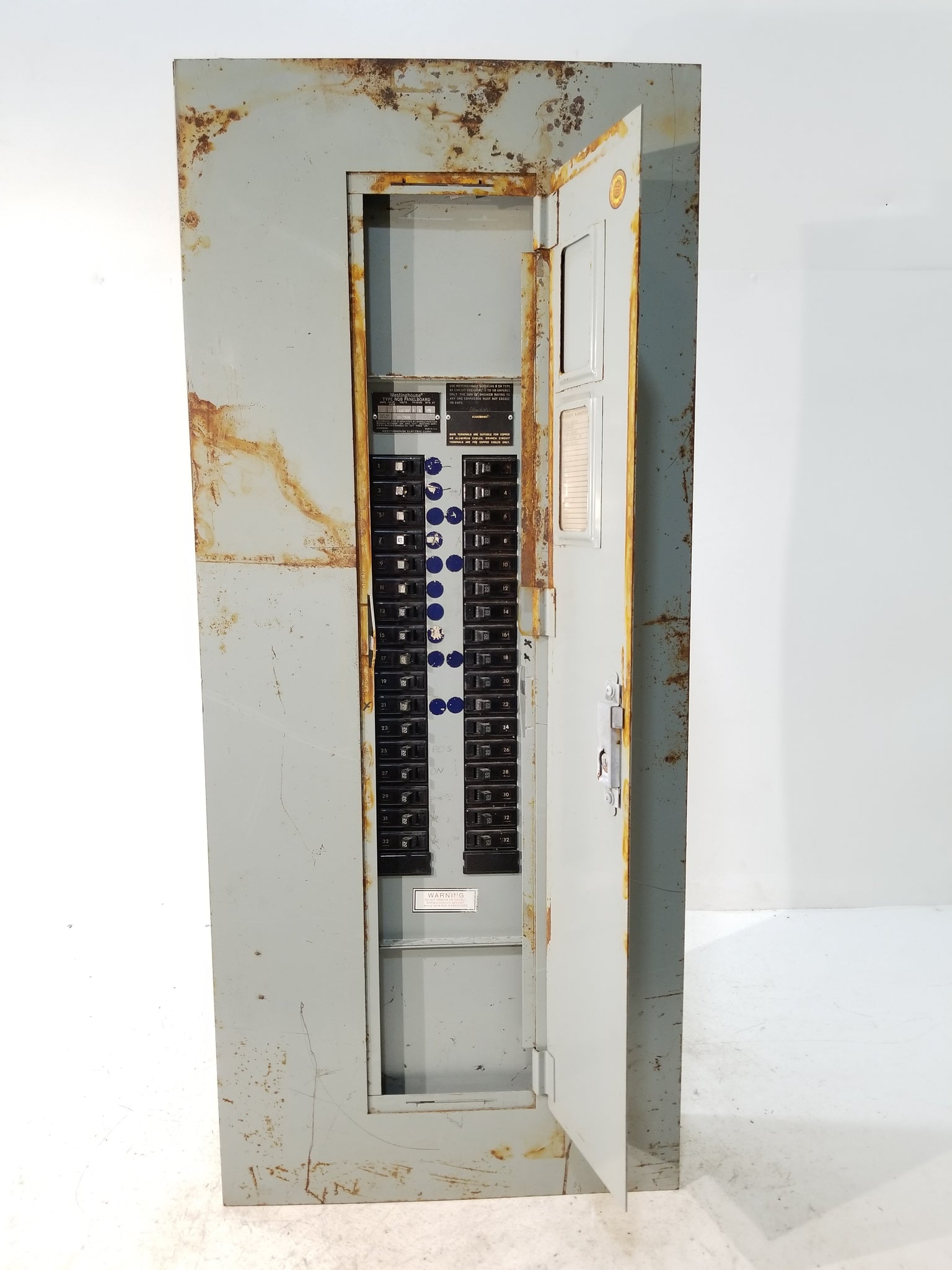 Westinghouse Panel With Breakers! 225 Amp 208Y/120 Volt 3 Phase 4 Wire ...