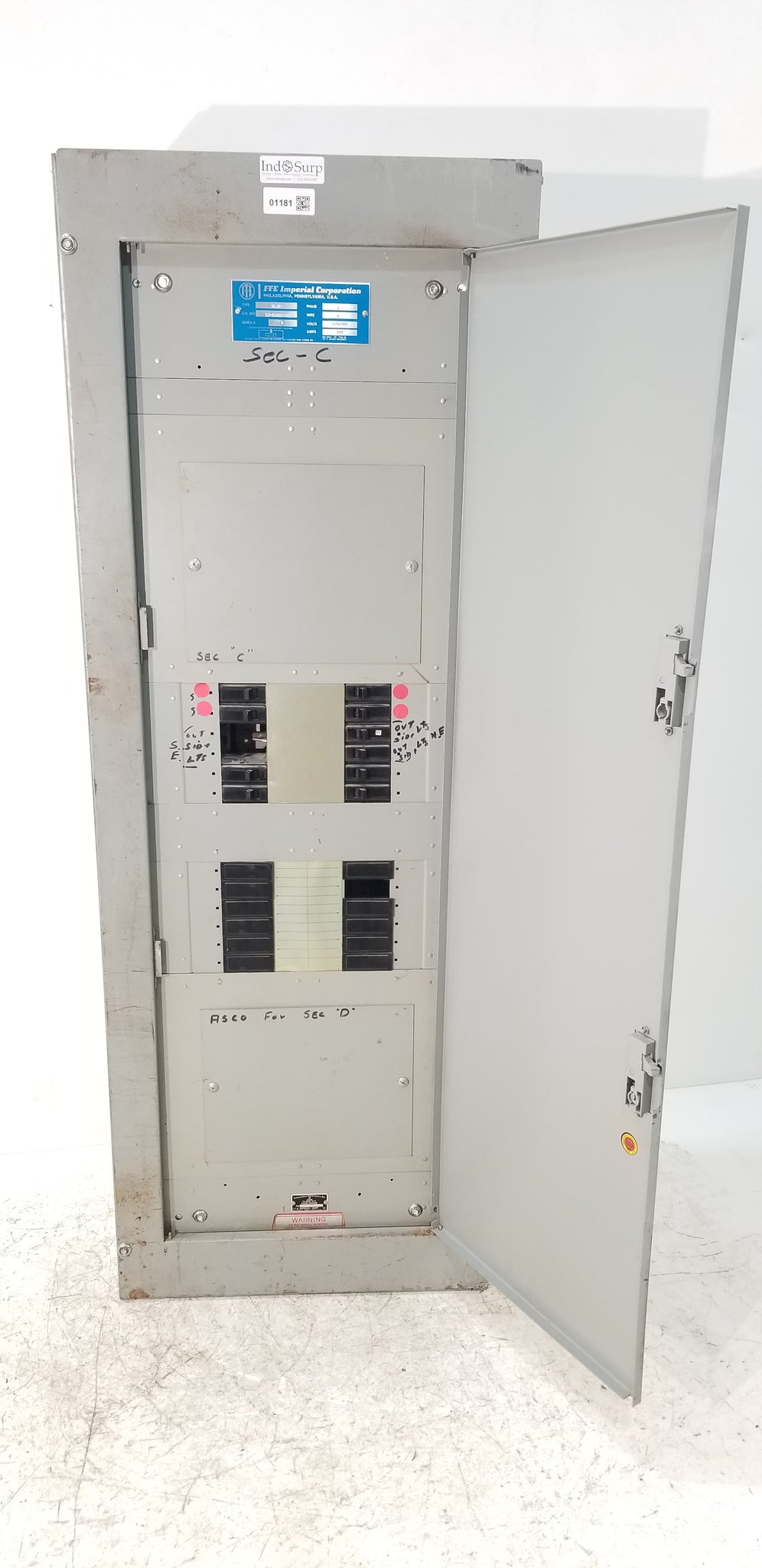 ITE NLAB 100 Amp Panel With Breakers 208Y/120 Volt 3 Phase 4 Wire – IndSurp