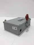 GE Disconnect 30 Amp 600 Volt 3 Phase 3 Wire