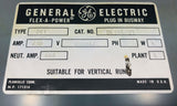 GE DE1 Bus Duct 800 Amp 600 Volts 3 Phase 4 Wire