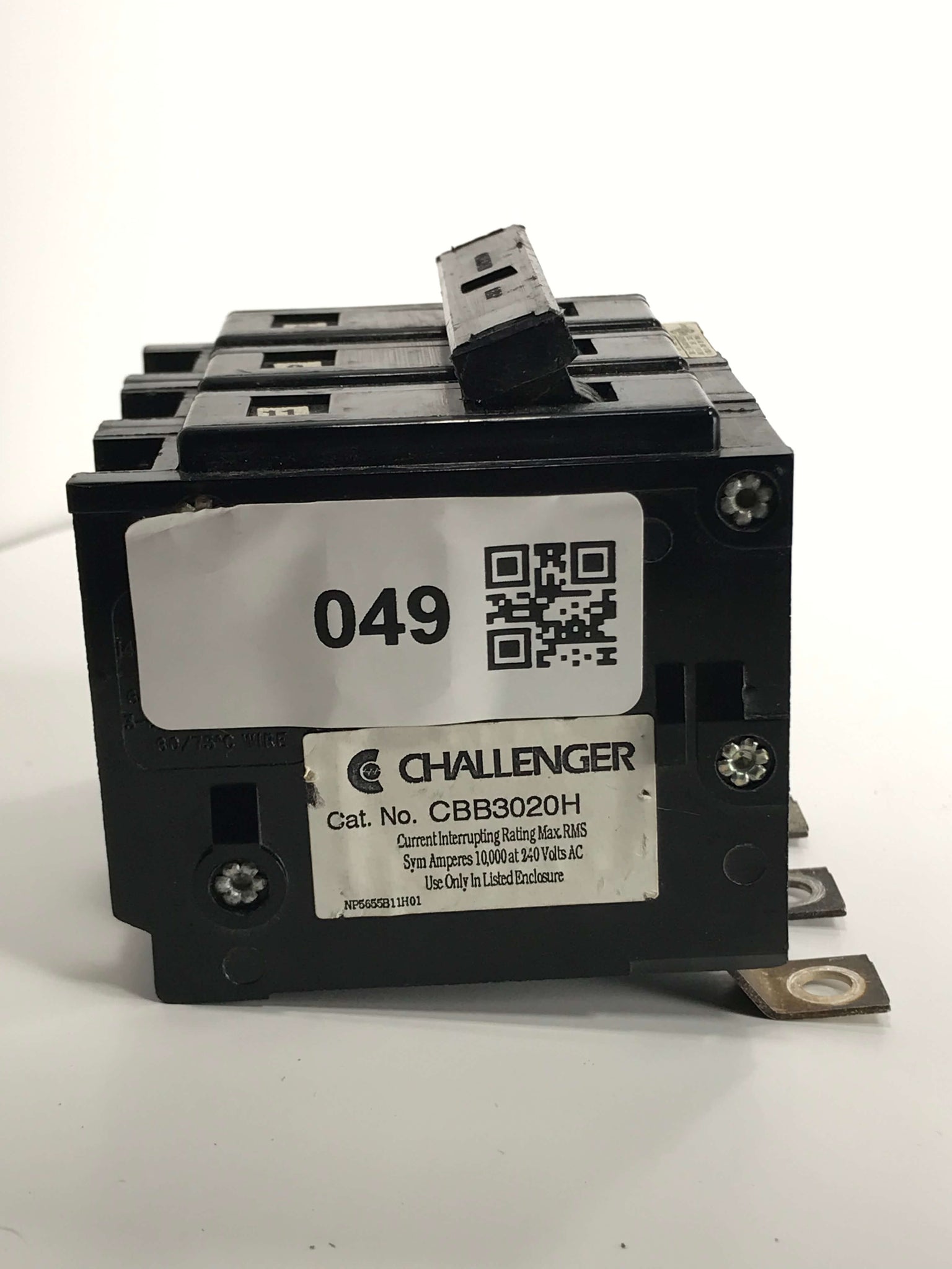 Challenger HACR Circuit Breaker 20 Amp 240 Volt 3 Pole IndSurp
