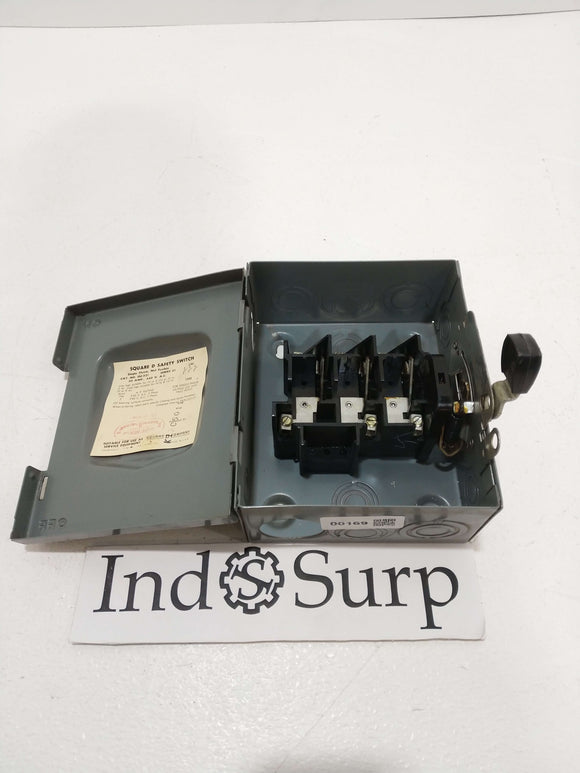 Square D Disconnect 30 Amp 240 Volt