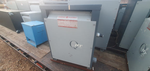 GE Dry Type Transformer Indoor 3 Phase 30 KVA HV 480 LV 208 LV120 60 Cycle