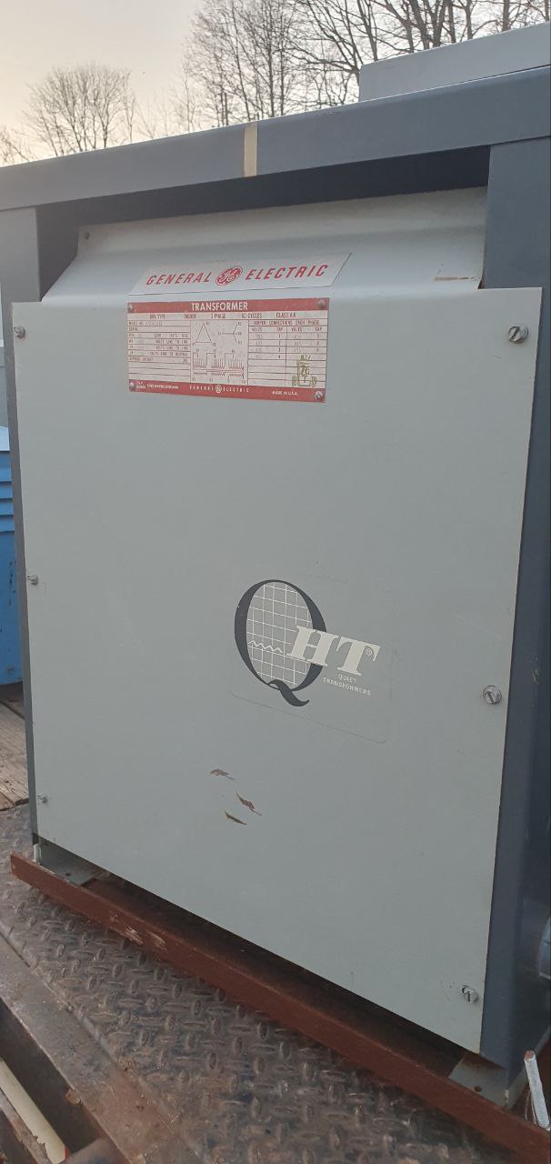 GE Dry Type Transformer Indoor 3 Phase 30 KVA HV 480 LV 208 LV120 60 C